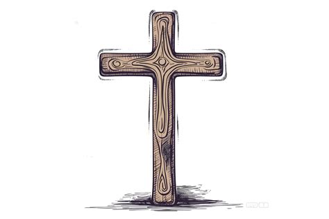 SVG Christian Wooden Cross- Vector Illus Graphic by LofiAnimations · Creative Fabrica