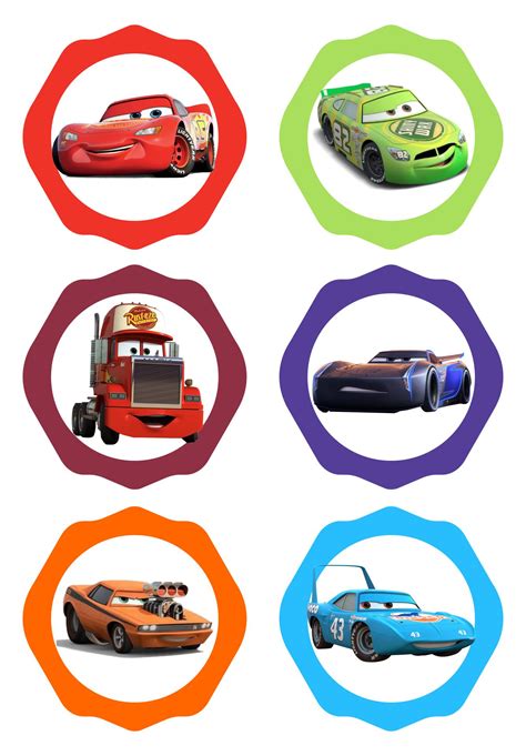 Disney Cars Cake Toppers 10 Free PDF Printables Printablee