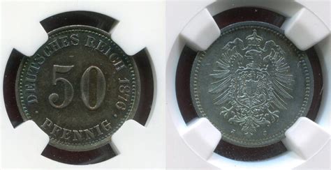 Kaiserreich German Empire Pfennig Silber Circulation Coin J