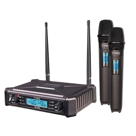 Microfone de Mão Sem fio Tag Sound TMJ 800 UHF Duplo