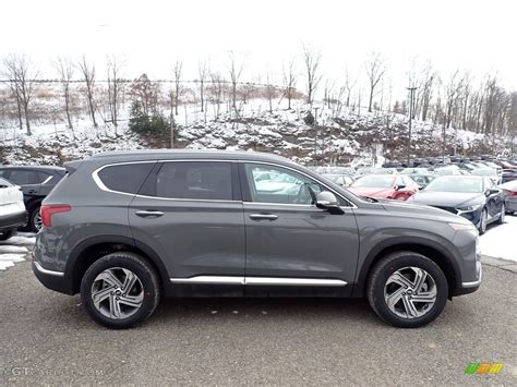 2021 Hampton Gray Hyundai Santa Fe Sel Awd 141041071 Photo 12