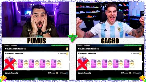 SÚPER BATALLA DE PLAYER PICKS FUT BIRTHDAY VS CACHO DESCARTANDO COSAS