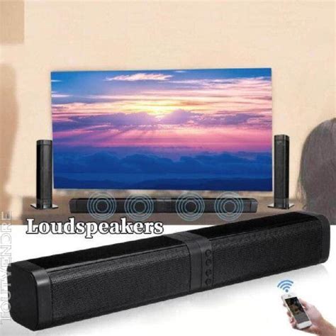 Enceinte Bluetooth Barre De Son Sans Fil Home Tv Bks S En France