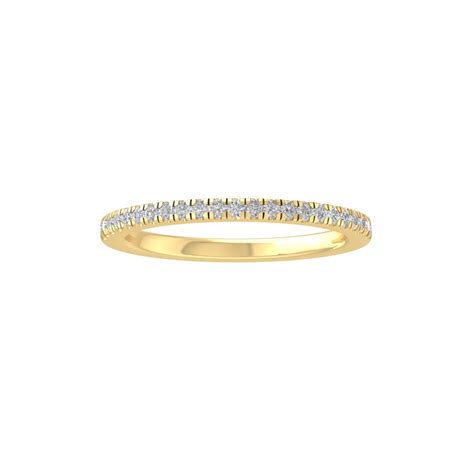 ARAIYA FINE JEWELRY 14K Yellow Gold Round Lab Grown Diamond Wedding