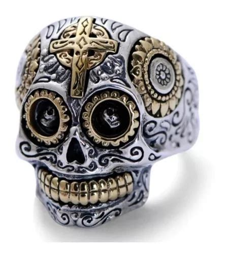 Anillo De Calavera Mexicana Plata Maciza Env O Gratis Env O Gratis