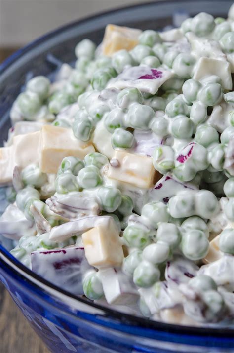 Classic Creamy Pea Salad Kay Copy Me That