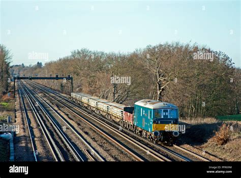 A class 73 electro-diesel locomotive number 73136 'Perseverance ...