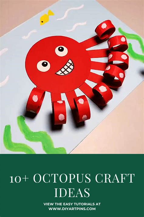 12 Octopus Art And Craft Activities For Preschoolers Diy Art Pins