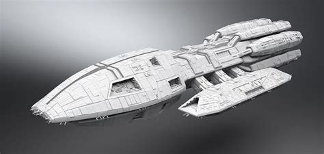 Battlestar Pegasus Scale model 3D model 3D printable | CGTrader