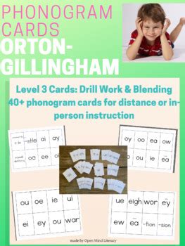 Orton Gillingham Phonogram Card BUNDLE 150 Phonogram Cards TPT