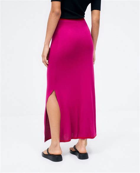 Falda Fucsia Surkana Soto Banes Moda Tienda Ropa Mujer