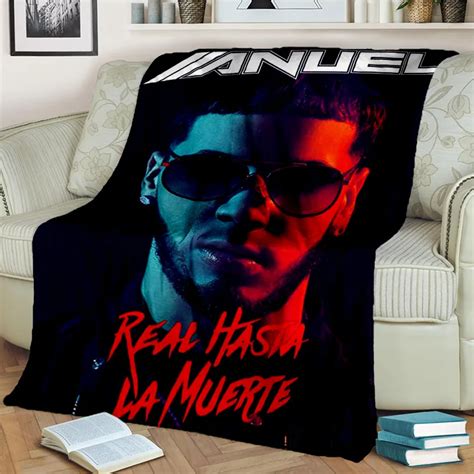 Free Anuel AA Rapper Hip Hop Singer Blanket Soft Throw Blanket For Home