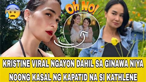 Kristine Hermosa Viral Ngayon Dahil Sa Ginawa Niya Sa Kanyang Kapatid