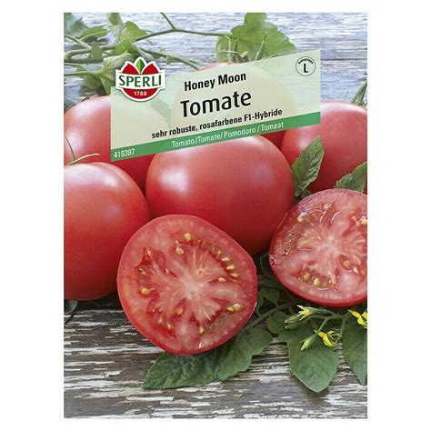 Sperli Gemüsesamen Tomate Honey Moon Solanum lycopersicum Erntezeit