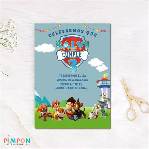 Kit Imprimible Paw Patrol Personalizado En Venta En Por S Lo