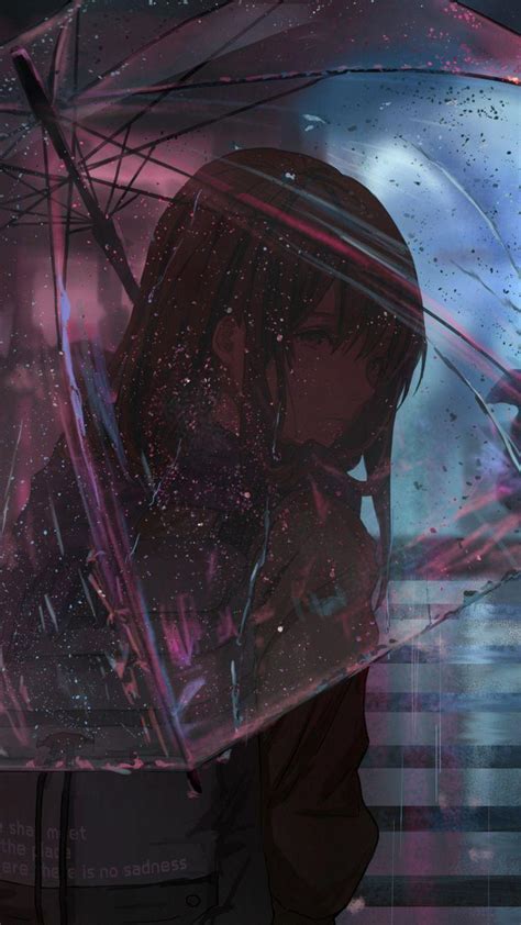 Sad Anime Rain Wallpapers - Wallpaper Cave