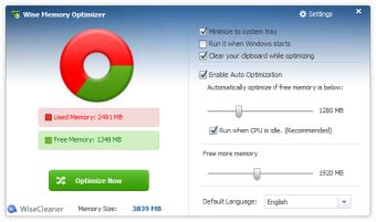 Wise Memory Optimizer T L Charger