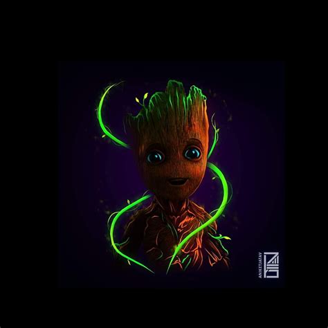 Guardians Of The Galaxy Wallpaper Groot