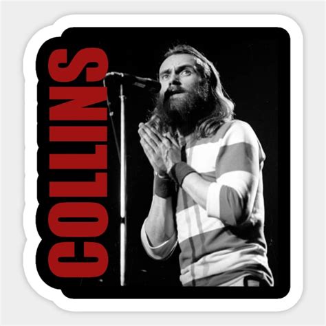 Phil Collins Retro Aesthetic Fan Art 3 Phil Collins Sticker