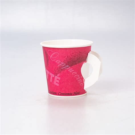 Vaso De Papel Rojo Oz C Asa Solo Pz Arerofast