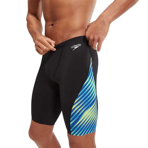 Speedo Allover Digi V Cut Jammer Black Swiminn