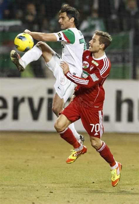 Ftc Vs Dvsc Teva Hungarian Football Game Editorial Stock Image Image