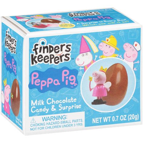 Finders Keepers Holiday Milk Eggs Peppa Pig Toy Surprise