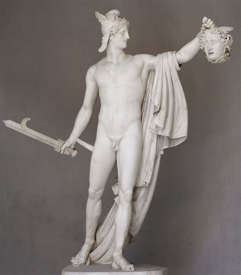 Perseu Segurando A Cabe A De Medusa De Antonio Canova Museus