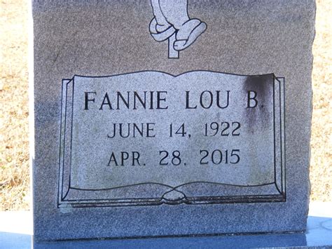 Fanny Lou Blanton Owens 1922 2015 Mémorial Find a Grave