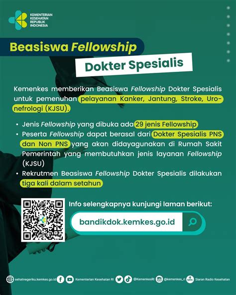 Kementerian Kesehatan Ri On Twitter Beasiswa Fellowship Dokter