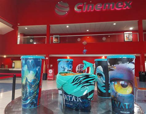 Combos Cinemex Avatar Con Palomera D Y Vasos Promocionales Precios Y