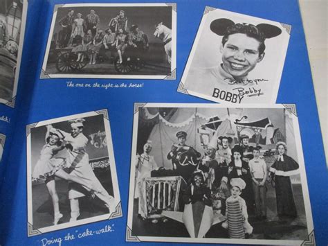 Walt Disney Mickey Mouse Club Mouseketeers Cast Photo Album