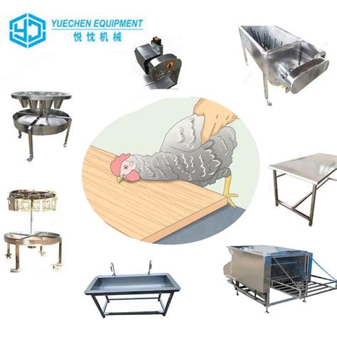 Small Scale Poultry Chicken Gizzard Meat Cutting Machine Slaughter