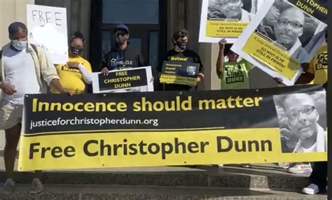 Group Gathers To Demand Release Of Christopher Dunn Justice For