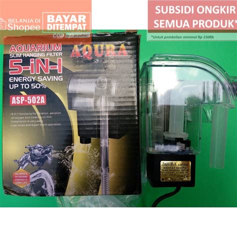 Jual Hang On Hanging Filter Gantung Aquarium Aquascape Akuarium AQURA