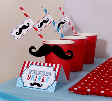 Moustache Party Ideas For Girls Vens Paperie Little Man Mustache