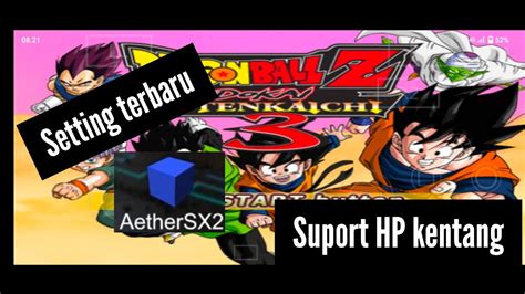 Cara Setting Dragon Ball Z Tenkaichi Di Aether Sx Terbaru YouTube