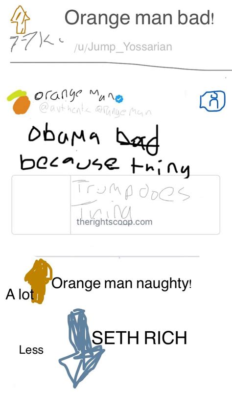 Evil Orange Man Rcoaxedintoasnafu