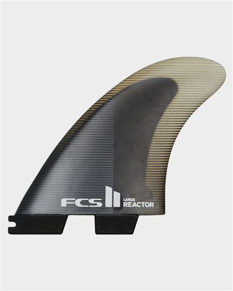 Fcs Fcs Ii Reactor Pc Tri Fins Charcoal Black SurfStitch