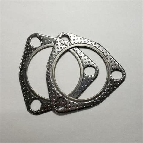 Ticon Mlsg High Temp 2 5 Id 3 Bolt Exhaust Gasket 2 Pack 120 06330 0002 Ebay