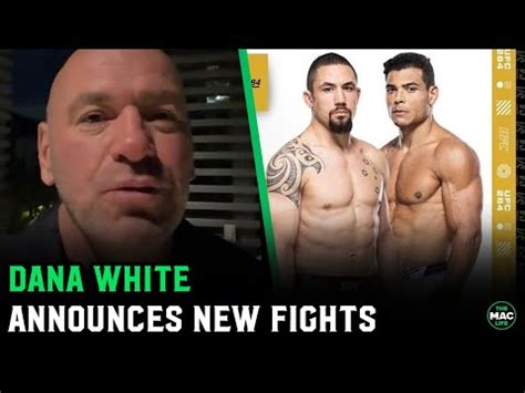 Dana White Announces First Fights For UFC 300 Video Summarizer Glarity