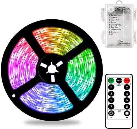 Bandes De Led Piles M Tres Led Strip Lights Avec T L Commande