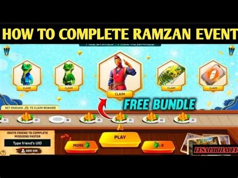 Ramadan Event Free Fire Free Fire Ramadan Event Ramzan Event Free