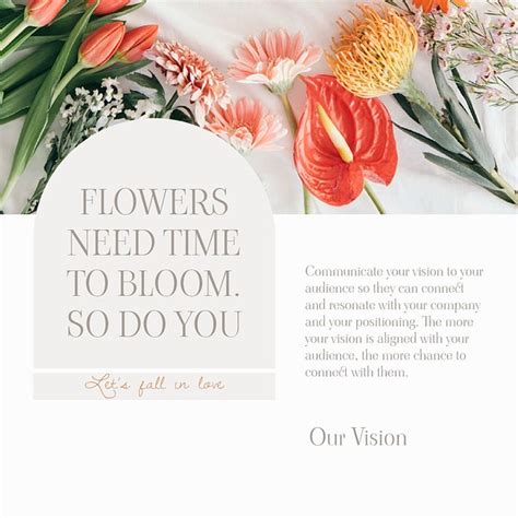 Spring Flowers Instagram Post Template Premium PSD Template Rawpixel