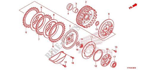 Clutch For Honda Crf 110 2017 Honda Motorcycles And Atvs Genuine Spare