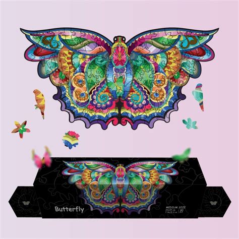 Butterfly - Wooden Puzzle - Buy Kids & Adult Puzzle