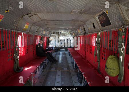 Chinook Helicopter Interior Stock Photo - Alamy