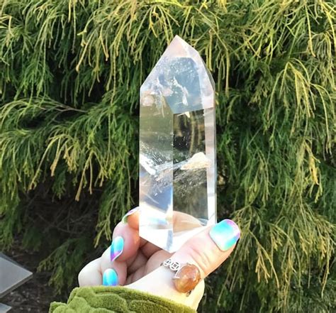 Quartz Crystal Generator Large Oz Tower Tall Etsy