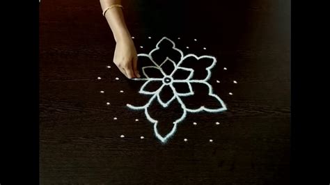 RANGOLI WITH 9 X 5 DOTS Chukkala Muggulu Latest Kolam Designs