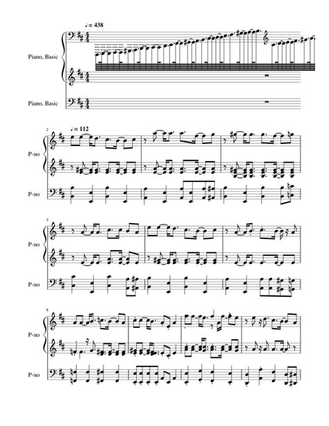 Masha And The Bear The Grand Piano Lesson Niedźwiedź Sheet Music For Piano Piano Duo